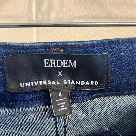 Universal Standard X Erdem Hana patchwork jeans size 4 - Picture 8 of 13